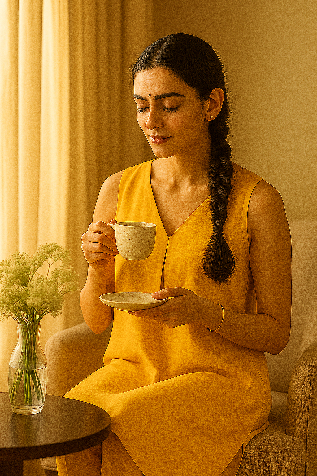 Sunny Grace Sleeveless Kurta Set
