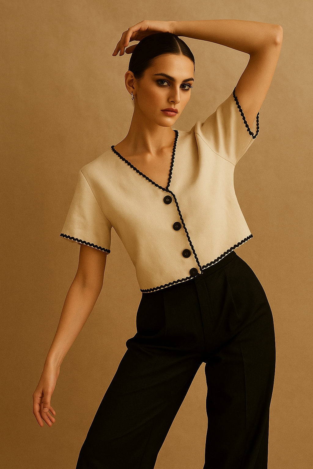 Monochrome Scallop Set