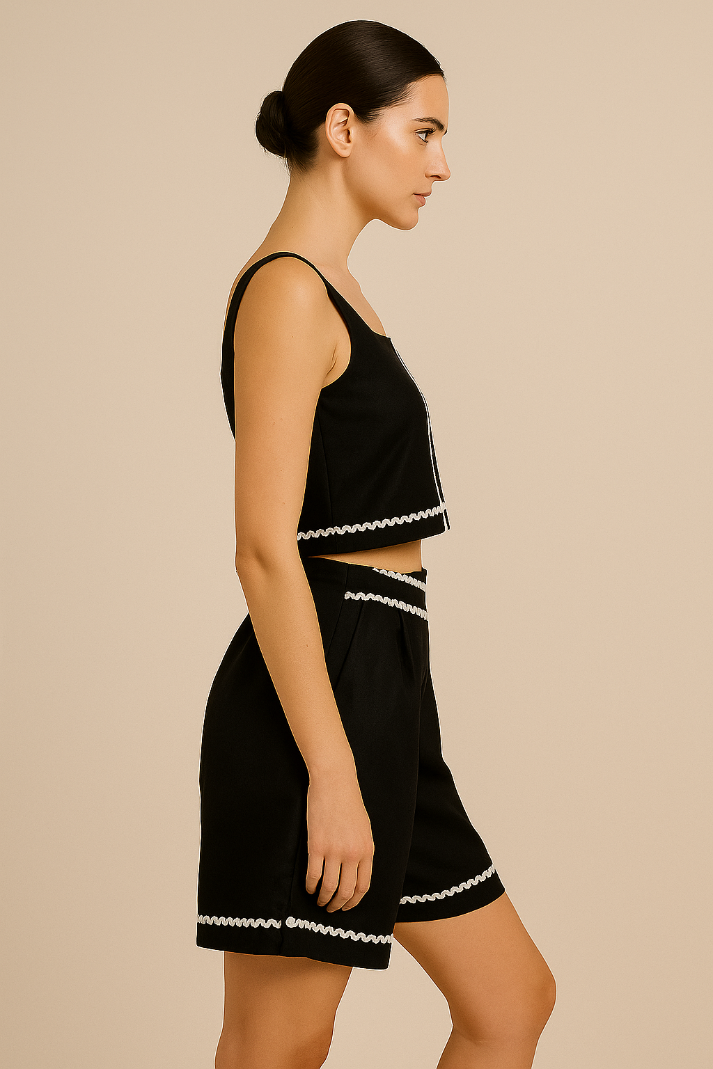 Midnight Trim Co-Ord Set