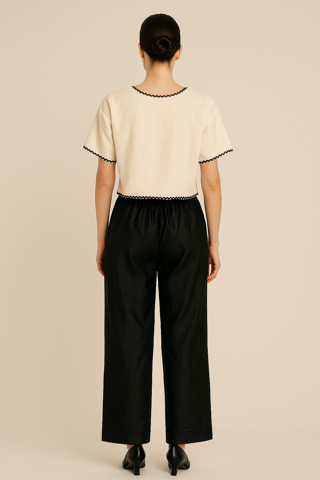 Monochrome Scallop Set