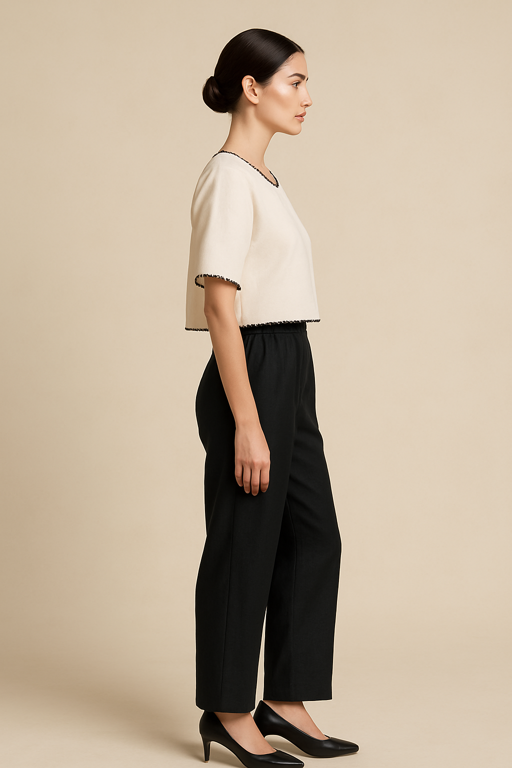 Monochrome Scallop Set