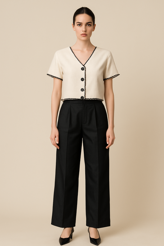 Monochrome Scallop Set